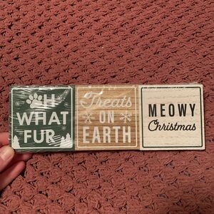 Cat Christmas Signs